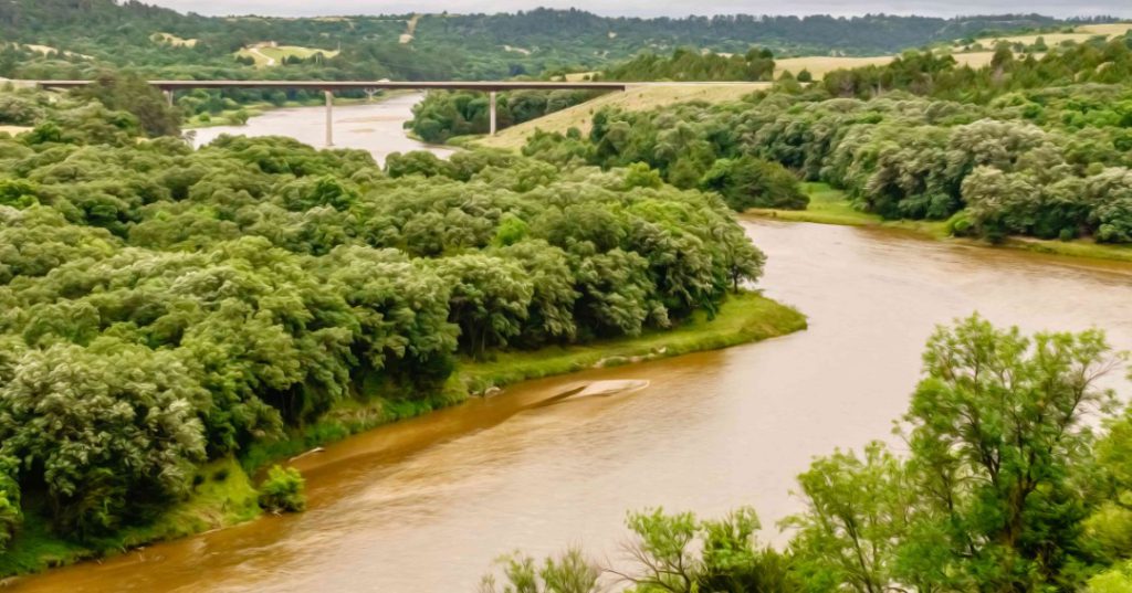 Il fiume Niobrara fuori Valentine. Road trip da Denver