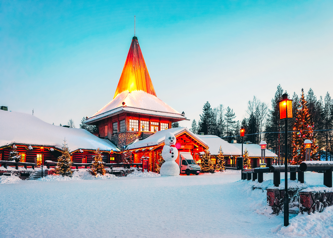 Santa Claus Village, Rovaniemi, Finlandia. 10 città da vedere a Natale