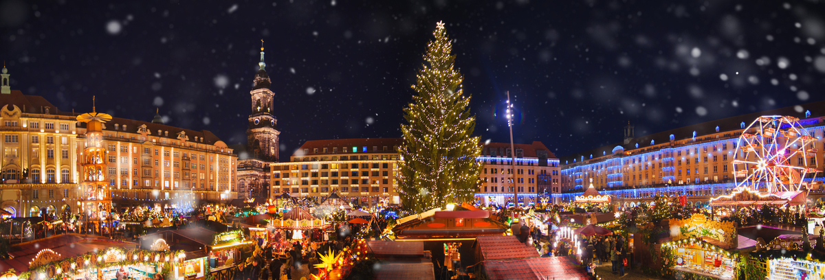 10 città da visitare a Natale. Dresda, Germania.