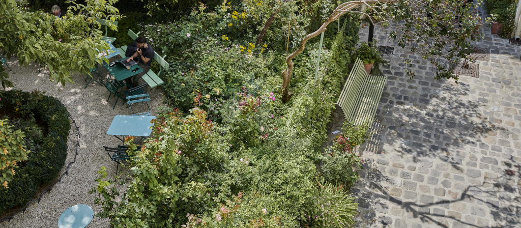 Fuga romantica a Parigi, il giardino del Musée de la Vie Romantique.