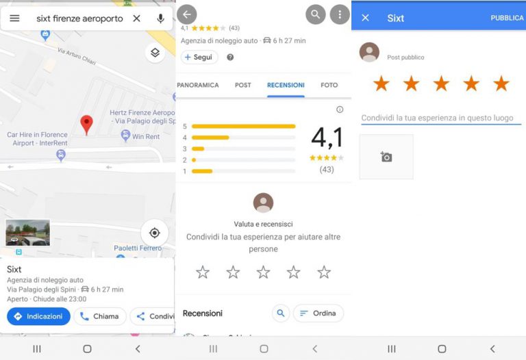 Per Scrivere Una Recensione Accedi Con Il Tuo Account Google